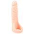 Realistixxx Double F - realistisks dildo ar erekcijas gredzenu (dabisks)