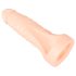 Realistixxx Double F - realistisks dildo ar erekcijas gredzenu (dabisks)