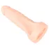Realistixxx divkāršs reālistisks dildo ar dzimumlocekļa gredzenu, miesas krāsā