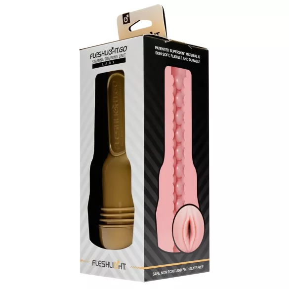 Fleshlight GO masturbators treniņam Lady kompakts vagīna rozā