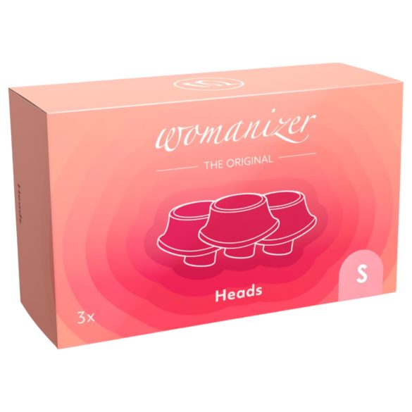Womanizer Premium Eco - rezerves uzgaļu komplekts 3 gab rozā - M