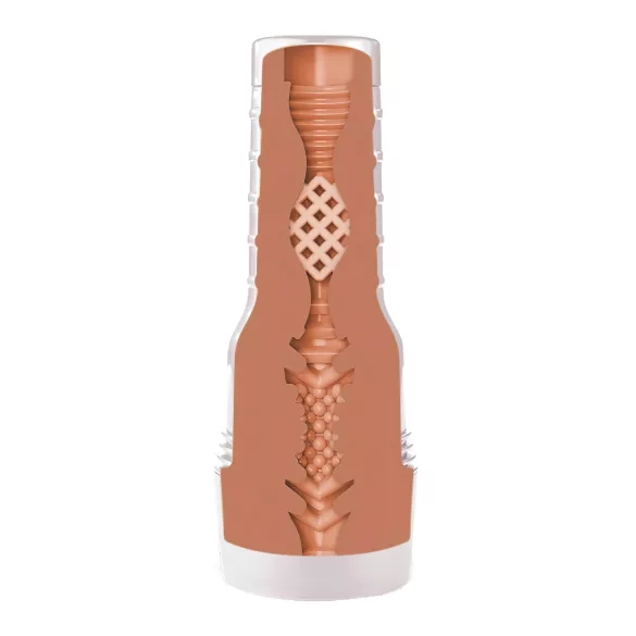 Fleshlight masturbators ar reālistisku maksti, krēmkrāsas, naturāls