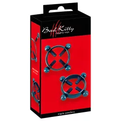 Bad Kitty - krūtsgala rotaslieta ar vītni, zila