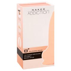   Naked Addiction 8 - piesūcekņa pamatne, realistisks dildo (20 cm)