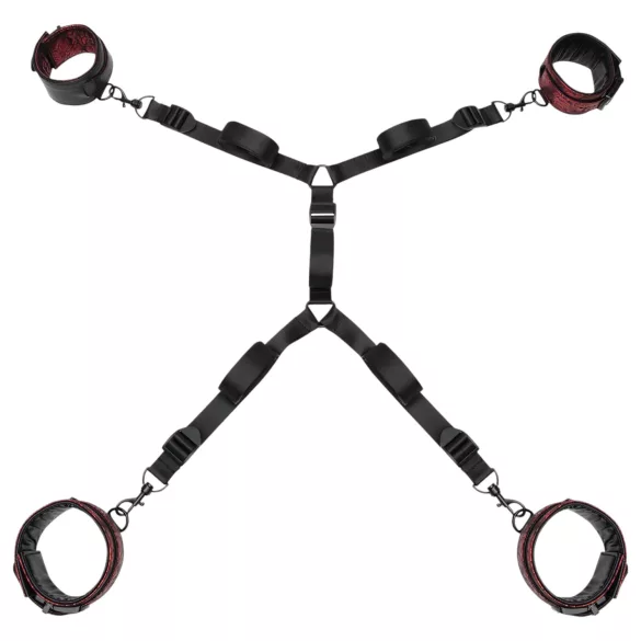 Fifty Shades of Grey - roku dzelzs komplekts melns-sarkans
