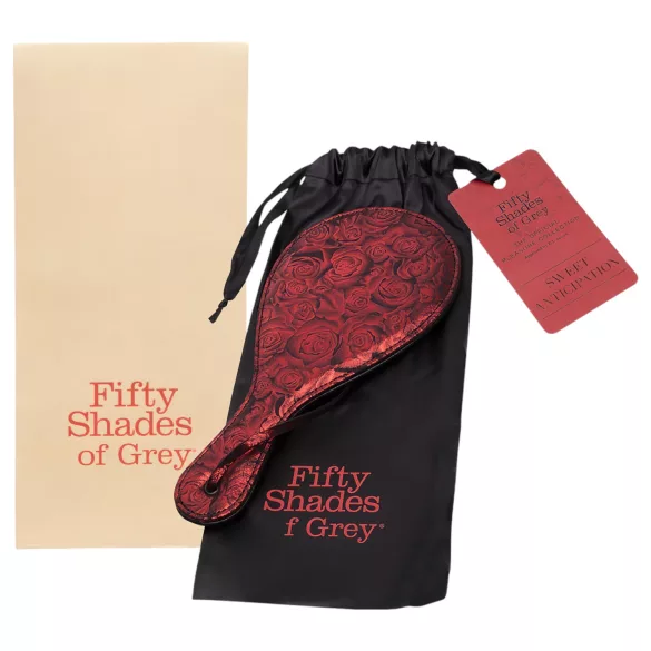 Fifty Shades of Grey - rota pātagas seksam mākslīgā āda melna sarkana