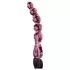 Icicles No. 43 - stikla dildo ar pērlītēm un sirsniņu rozā