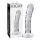 Icicles No. 62 - stikla dildo ar dzimumlocekļa formu caurspīdīgs