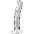 Icicles No. 62 - stikla dildo ar dzimumlocekļa formu caurspīdīgs