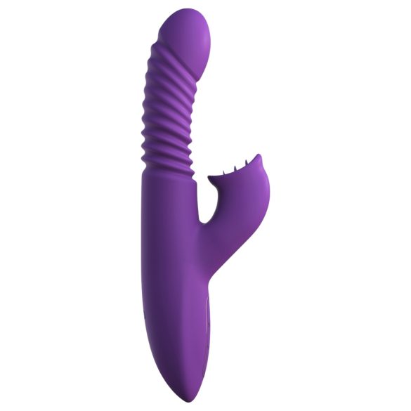 Fantasy For Her - 3in1 pulsējošs vibrators ar sildīšanas funkciju (violets)