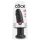 Karaliskais Gailis 10 - piesūcekņa dildo (25cm) - melns