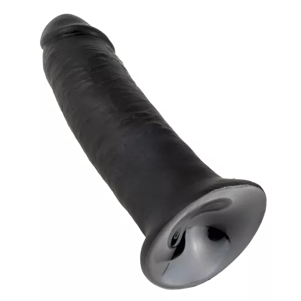 King Cock dildo ar piesūcekni 25 cm melns