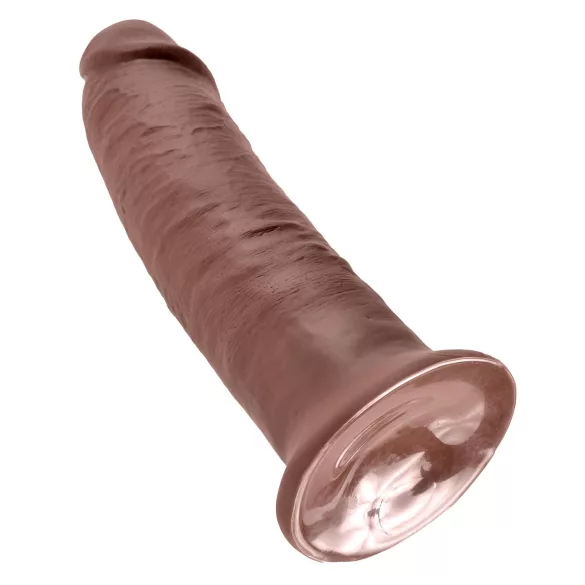 King Cock dildo ar piesūcekni 25 cm brūns