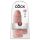 King Cock 9 Chubby - dabīgs piesūcekņa dildo ar sēkliniekiem (23cm)