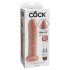 King Cock 7 – reālistisks dildo (18 cm) – dabīga krāsa