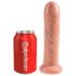 King Cock 7 – reālistisks dildo (18 cm) – dabīga krāsa