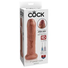 King Cock reālistisks dildo 18cm tumši miesas krāsā