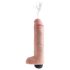 King Cock 10 - dzīves izmēra šļācējdildo (25cm) - naturāls