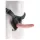 King Cock 7 - strap-on dildo ar jostu melns
