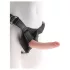 King Cock 7 - strap-on dildo ar jostu melns