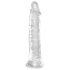 King Cock Clear 8 - piesūceknis, liels dildo (20 cm)