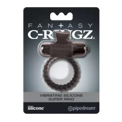   Pipedream Fantasy C-Ringz - vibrējošs erekcijas gredzens melns
