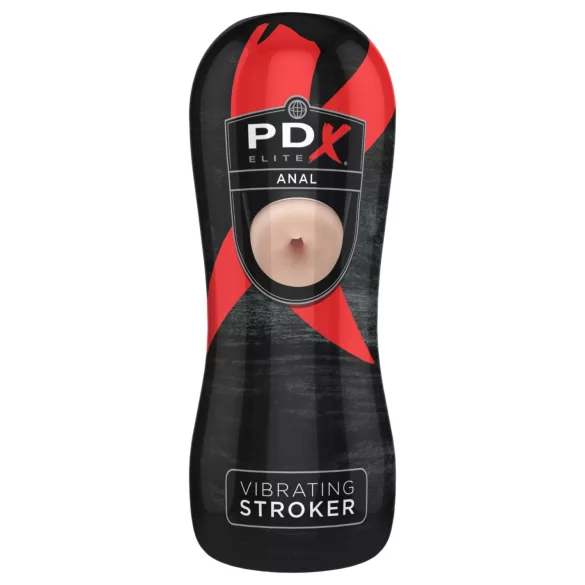 PDX Elite - vibrējošs anālais masturbators (dabīgs)