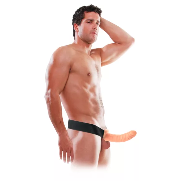 Fetish Fantasy - strap-on dobuls ar dobumu naturālajā krāsā