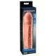 X-TENSION Mega 3 - dzīvā izmēra dzimumlocekļa uzmava (22,8 cm) - dabīgs
