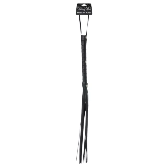 Fetish Fantasy Deluxe deviņu astiņu pātagas melna 65cm