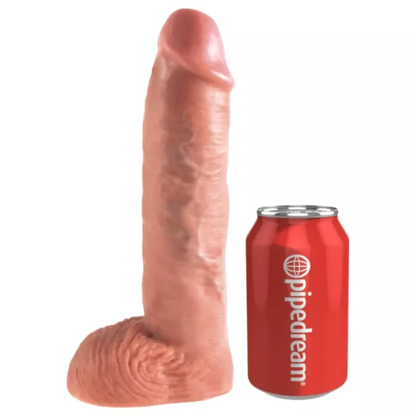 King Cock siksnas dildo ar dobumu 25 cm
