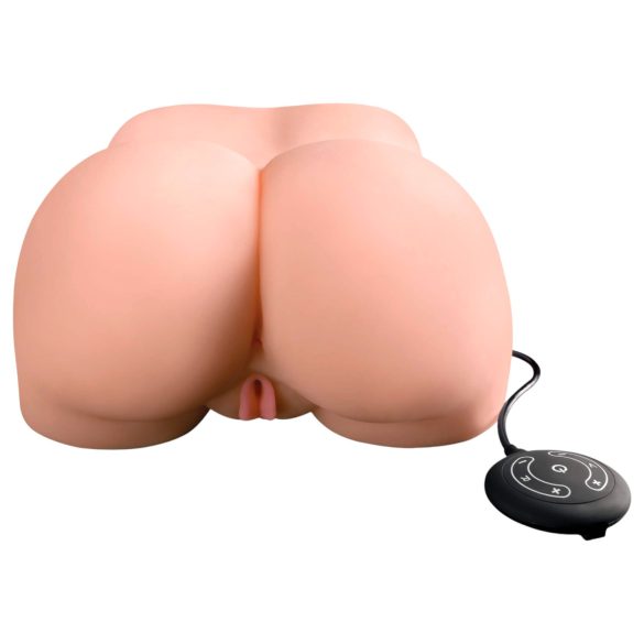 PDX Elite Milk Me Silly - vibrējošs torss masturbators (dabisks)