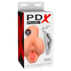   PDX Pick Your Pleasure - 2in1 dabiskas sajūtas masturbators (dabisks)