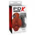 PDX Pick Your Pleasure - 2‑in‑1 reālistisks masturbators (brūns)
