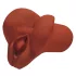 PDX Pick Your Pleasure - 2‑in‑1 reālistisks masturbators (brūns)