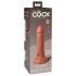King Cock Elite 6 - piesūcekņa realistisks dildo (15cm) - tumšs