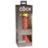 King Cock Elite 6 - piesūcekņa realistisks dildo (15cm) - tumšs