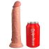 King Cock Elite 9 - piesūceknis, dabīgs reālistisks dildo (23 cm)