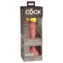 King Cock Elite 6 - reālistisks vibrators 15 cm (tumši dabīgs)