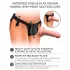 King Cock Elite piestiprināms strap-on dildo iesācējiem, naturāls