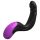 Anālā fantāzija - pulsējošs prostatas vibrators (melns)