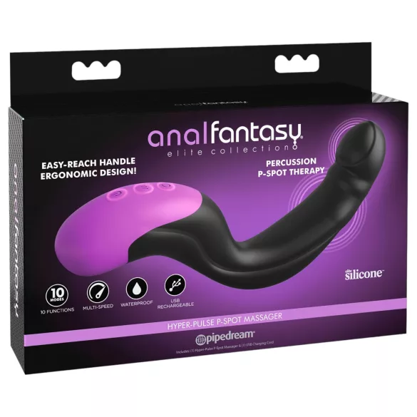 Anal Fantasy - pulsējošs prostatas vibrators (melns)
