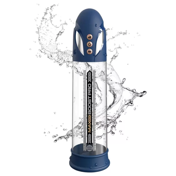 Pipedream - Pump Worx - automātiska dzimumlocekļa pompa (zila)