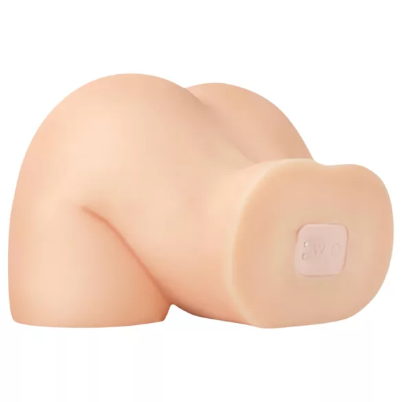 PDX Elite - vīriešu vibrējošs masturbators 2in1 naturals