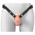 X-TENSION Elite - dobams piestiprināms dobš dildo (dabisks)