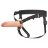 X-TENSION Elite - dobams piestiprināms dobš dildo (dabisks)