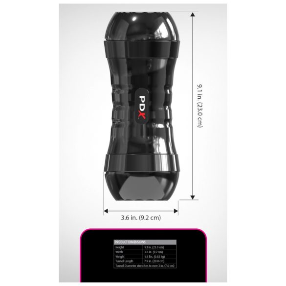 PDX Extreme vīriešu masturbators, ļoti reālistiska vagīna, XXL, miesas krāsa