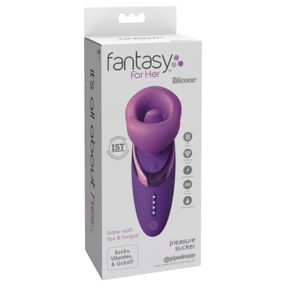 Fantasy For Her - klitorālais sūcējs vibratoram violets