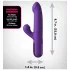 Fantasy For Her - 2in1 stūmošais vibrators un klitora stimulator (violets)