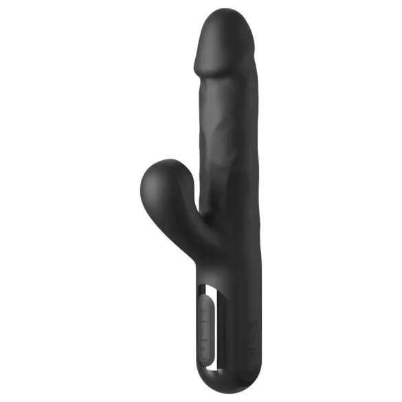 Fetish - trīsmotoru stumjošs vibrators (melns)